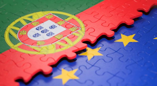 Portugal European Union Puzzle Flag