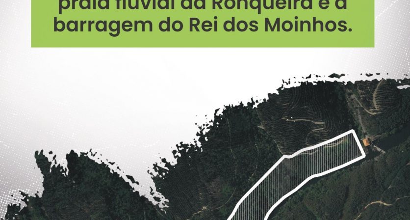 Intervenção na margem do Rio Alva – entre a praia fluvial da Ronqueira e a barragem do Rei de Moinhos