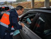 Galeria de Fotos - (Português) Município acolhe ação de sensibilização para a segurança rodoviária em operação STOP intermunicipal