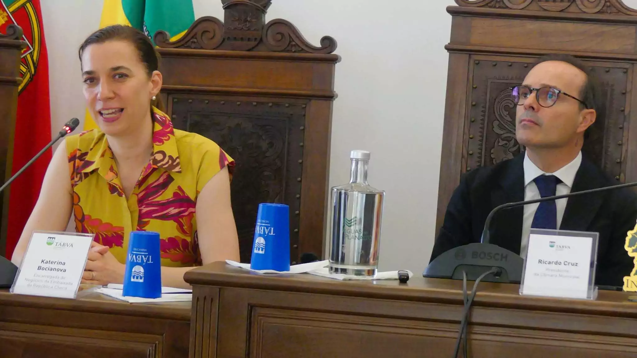 Intervenção da representante da Embaixada da República Checa