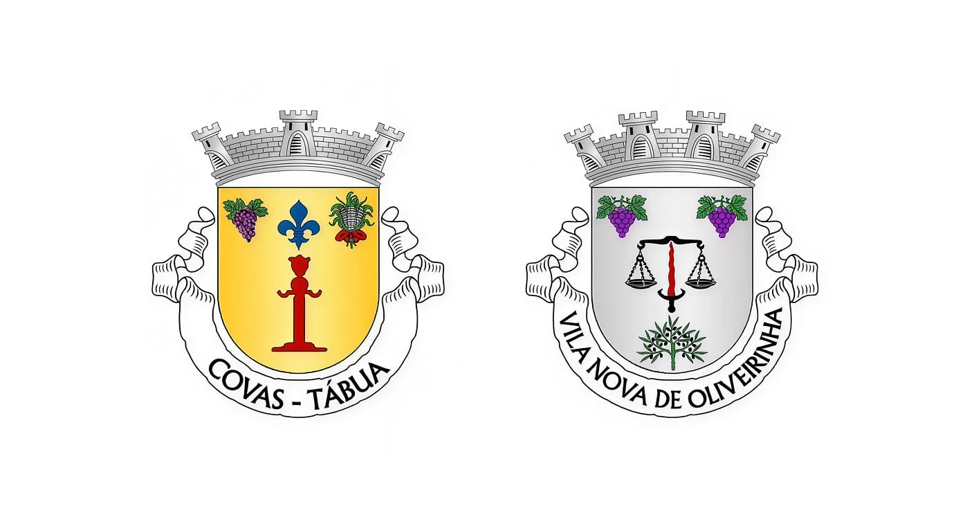 Brasões de Covas e Vila Nova de Oliveirinha