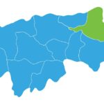 Midões-map
