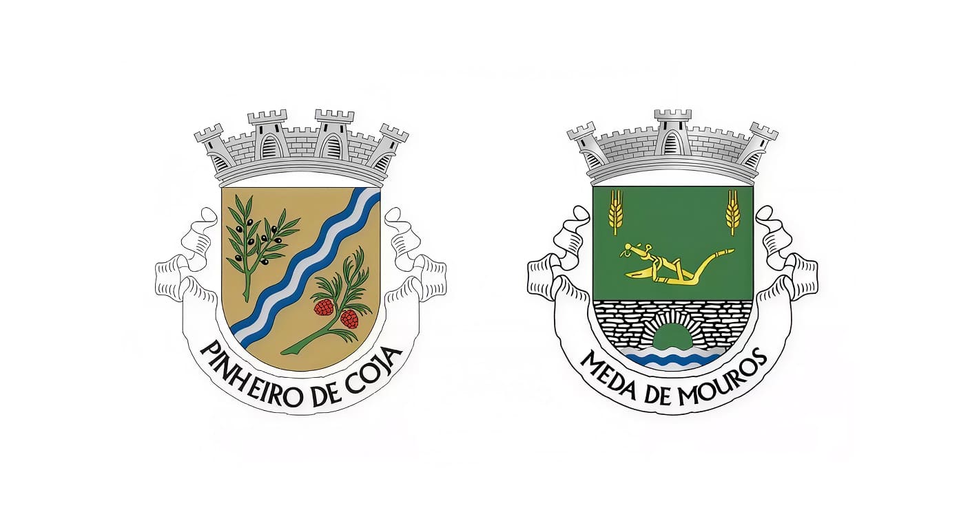 Brasões de Pinheiro de Coja e Meda de Mouros