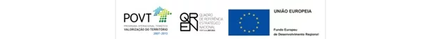 Logótipos do POVT, QREN, União Europeia e Fundo Europeu de Desenvolvimento Regional