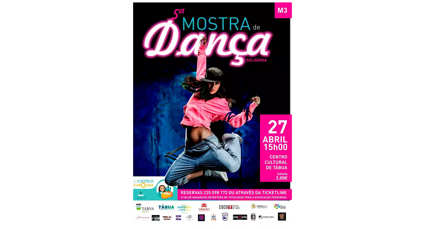 Cartaz da Mostra de Dança do Dia Mundial da Dança de 2024
