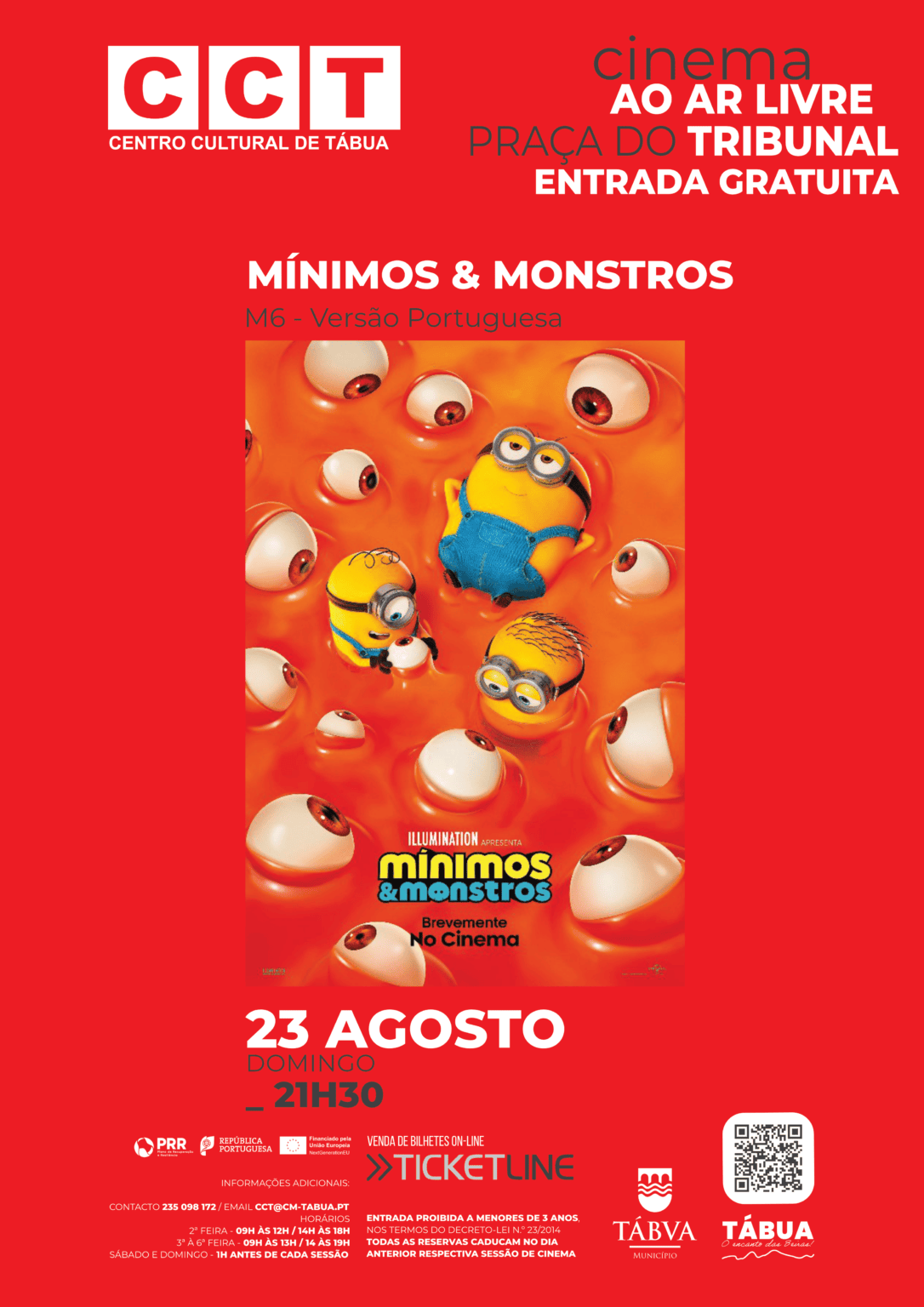 Cinema ao Ar Livre – “Mínimos e Monstros”