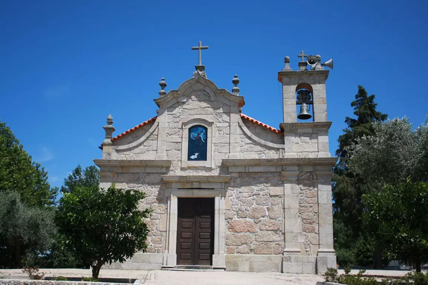 Fachada de uma capela em São João da Boa Vista
