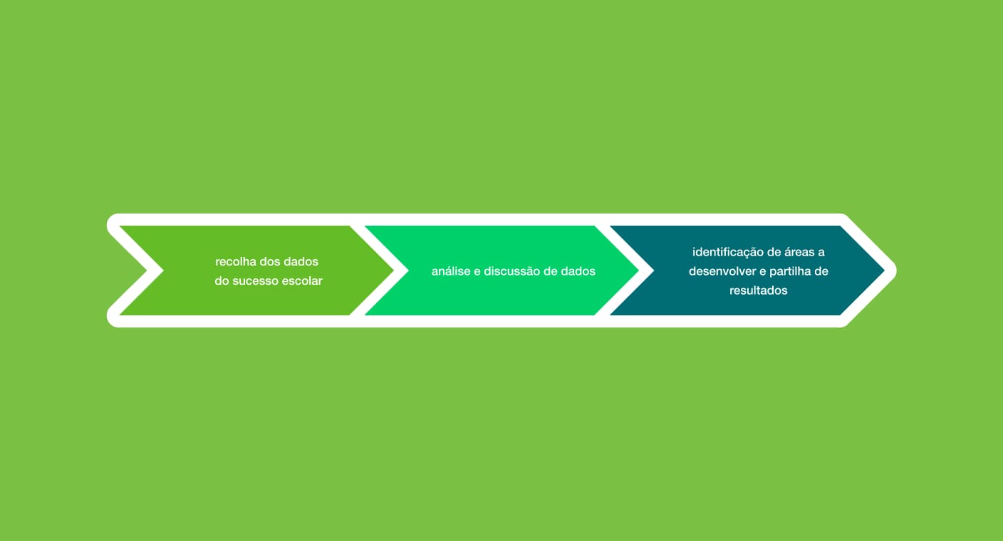 Etapas de identificação e acompanhamento do sucesso educativo