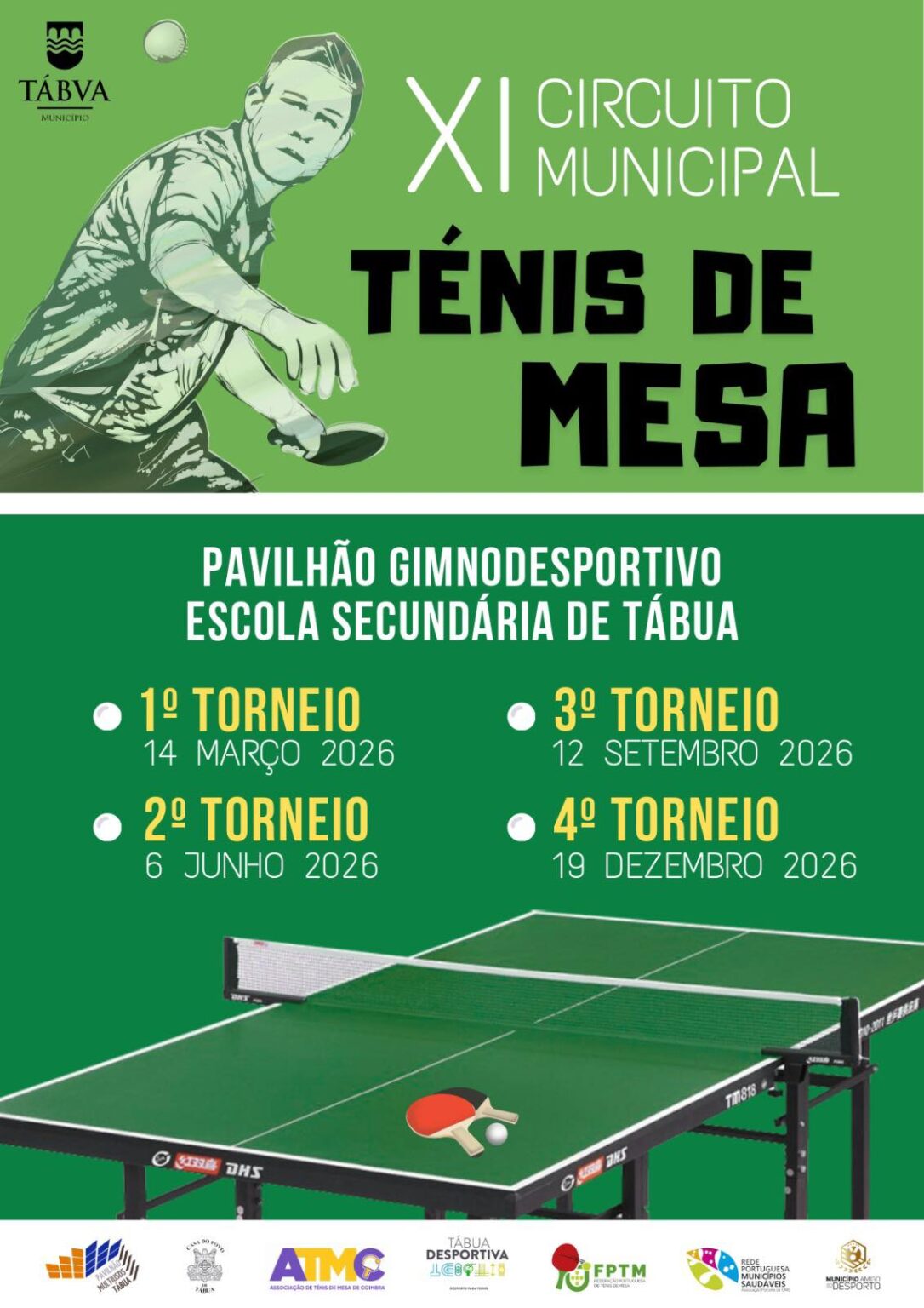 XI Circuito Municipal Ténis de Mesa