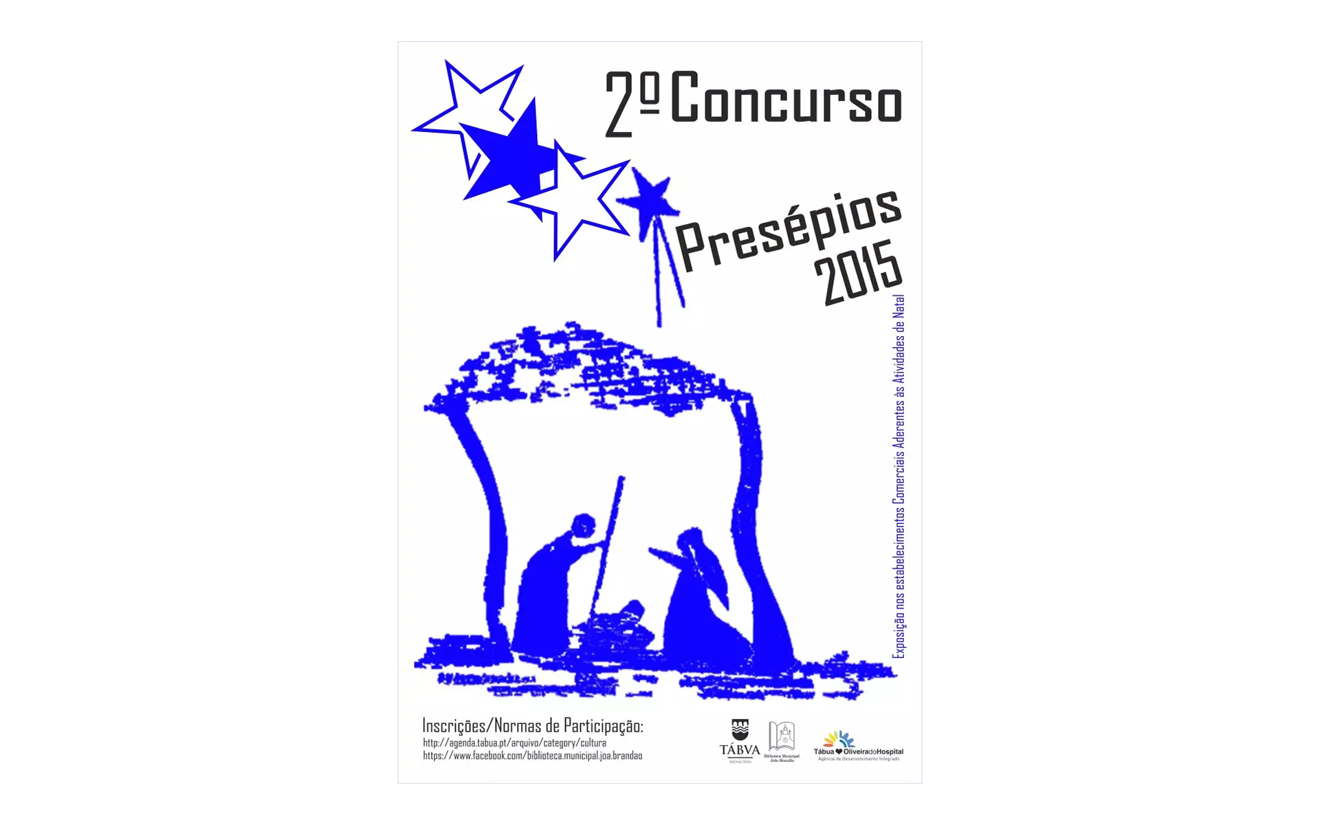 Cartaz do segundo Concurso de Presépios de Tábua