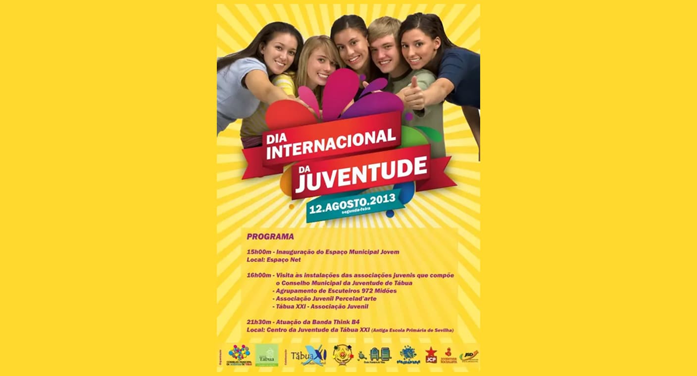 Cartaz do Dia Internacional da Juventude de 2013