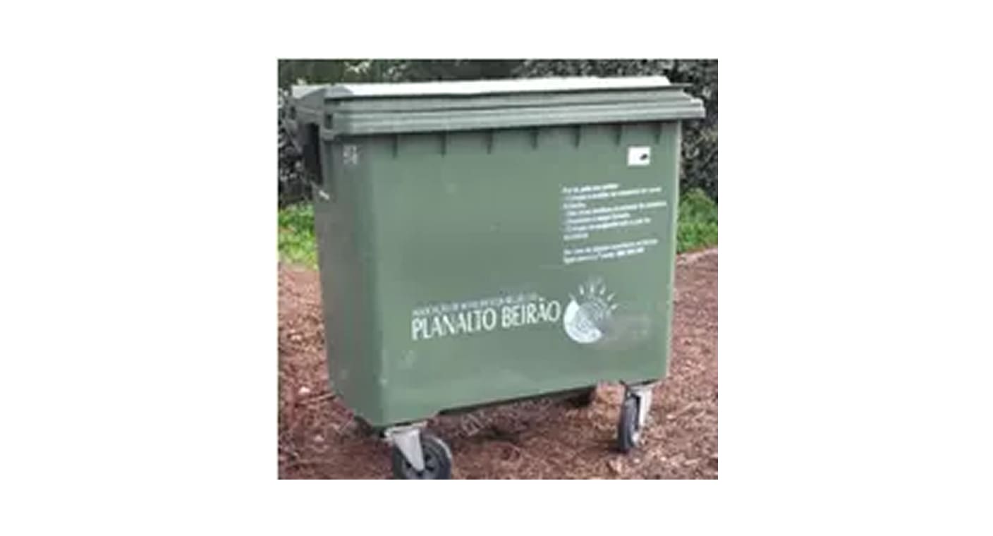 Contentor municipal de recolha de resíduos