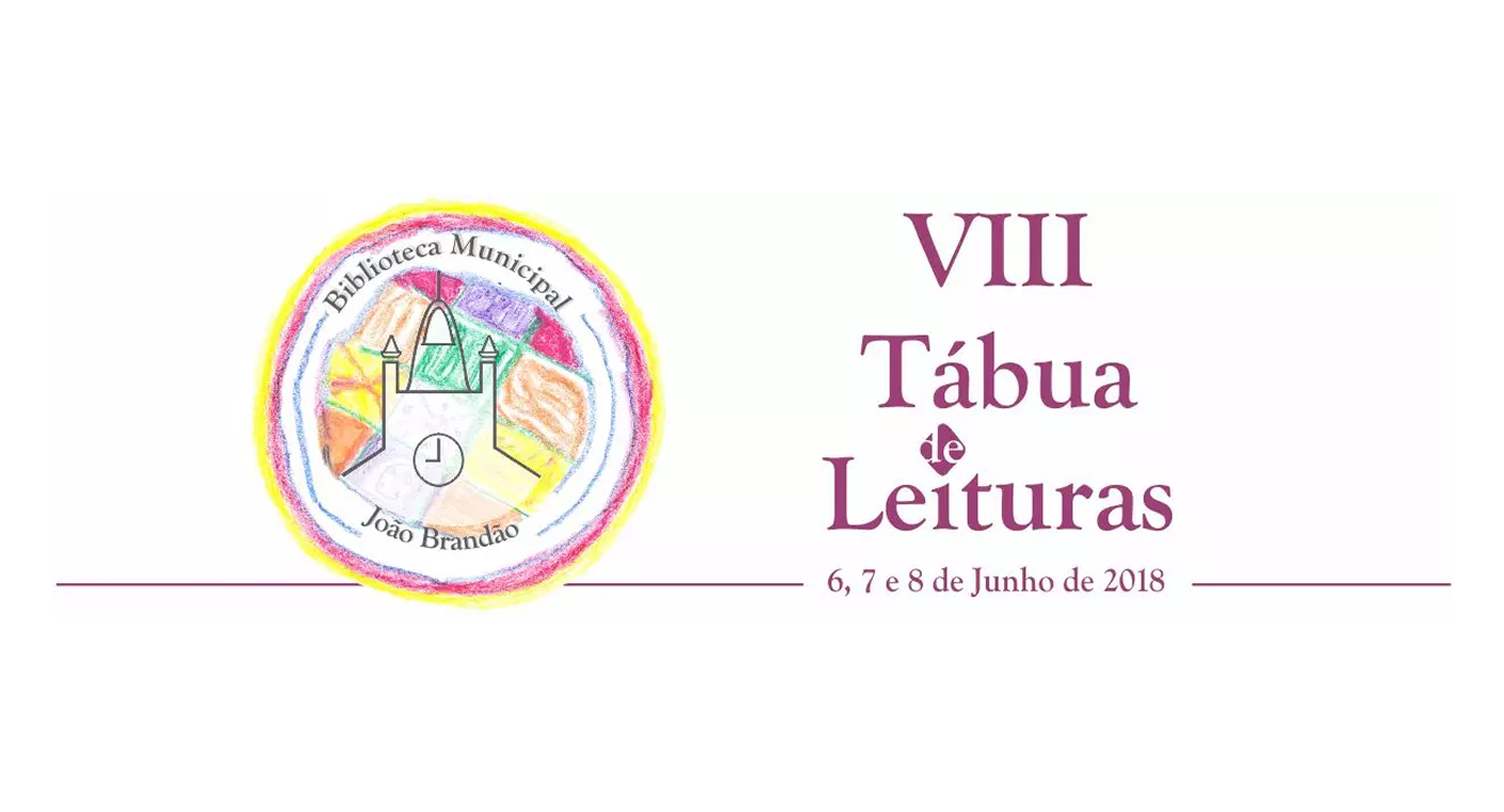 Identidade visual do oitavo Tábua de Leituras a 6, 7 e 8 de Junho de 2018